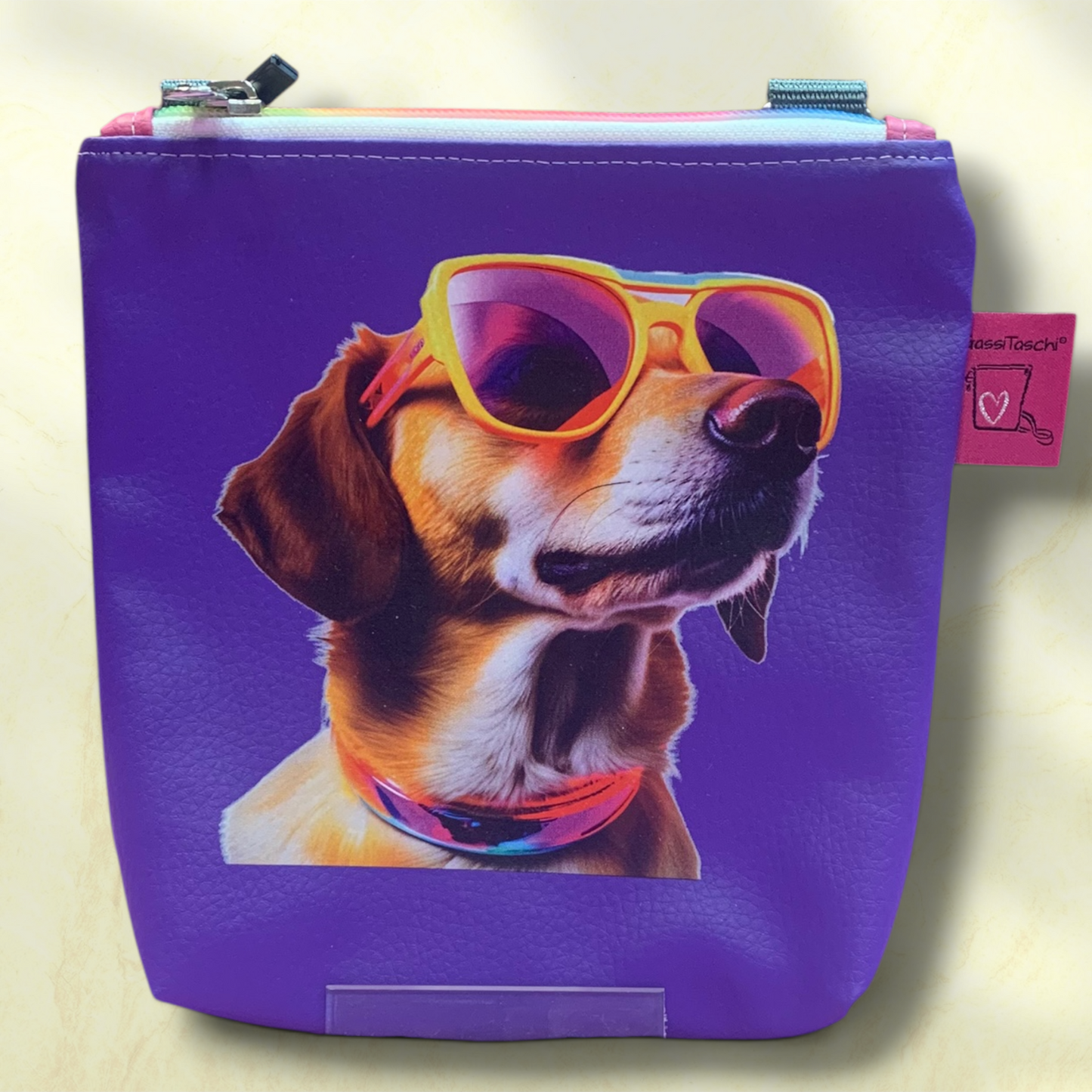 All-In GassiTaschi® mit D-Ringen #180 Lila Hund