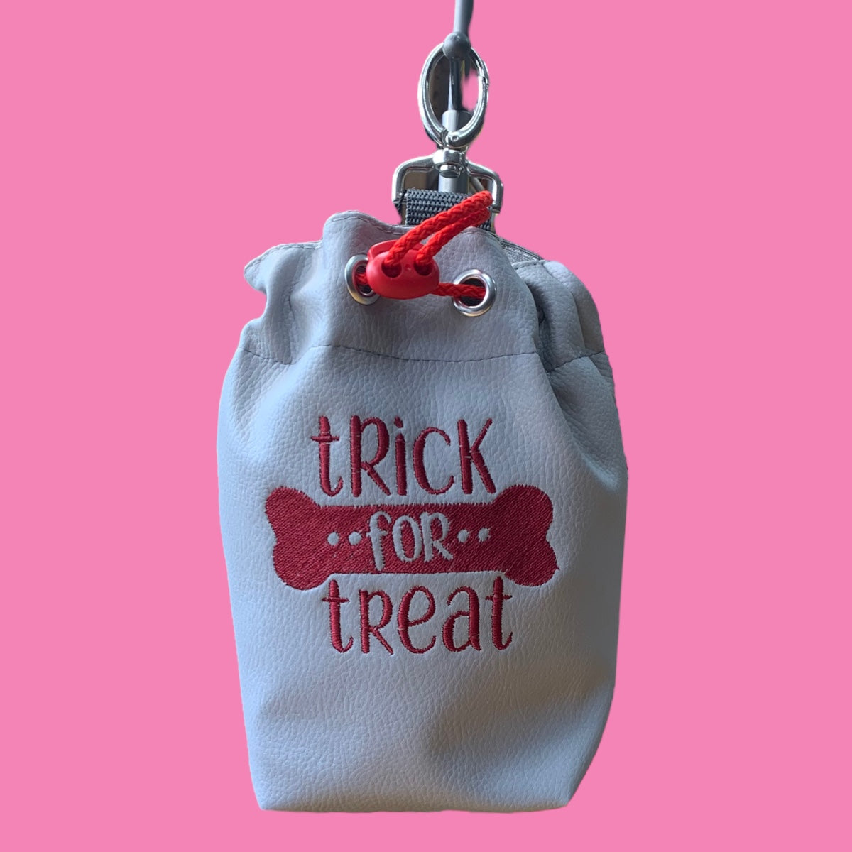 Futterbeutel #013 Hellgrau Trick for Treat