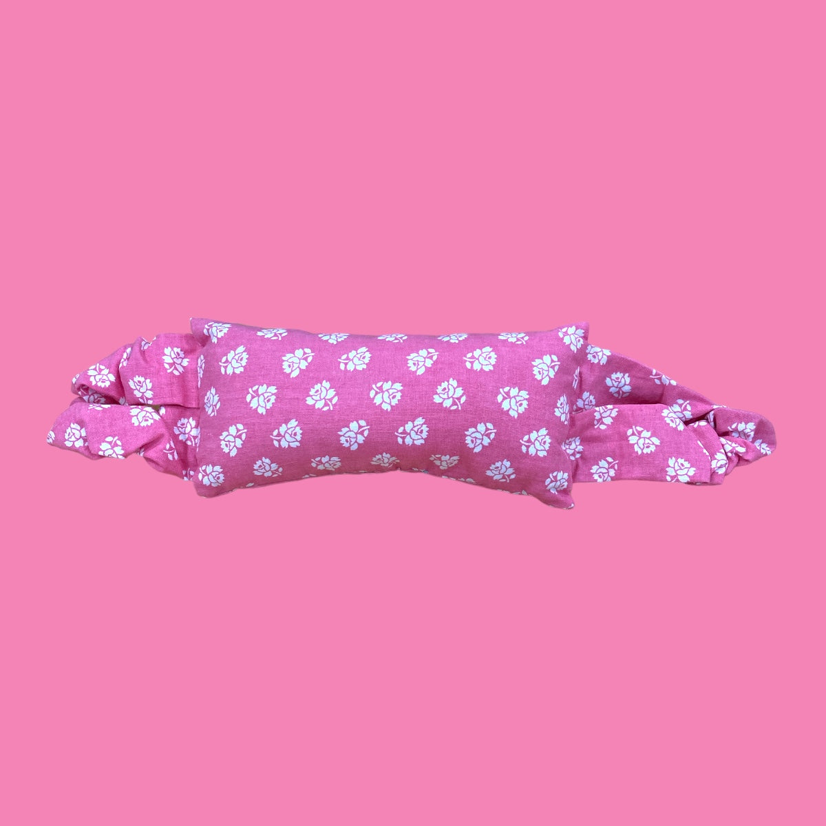 Türstopper Retro Blumen weiß pink