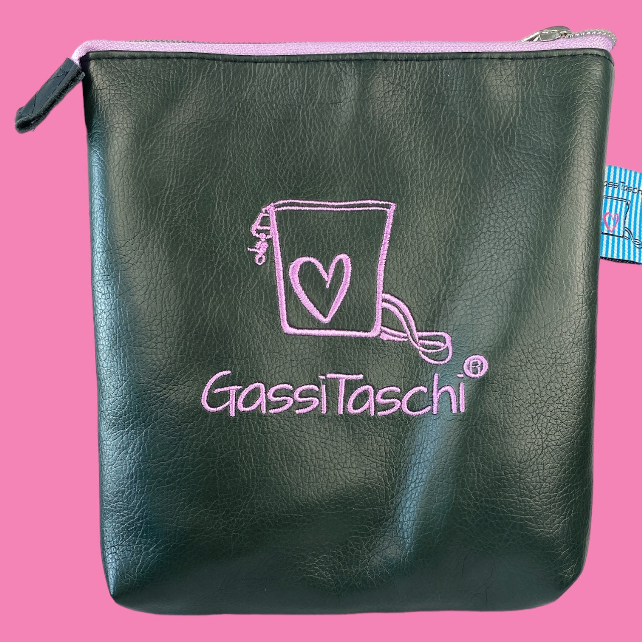 All-In GassiTaschi® mit D-Ringen #100 Flaschengrün