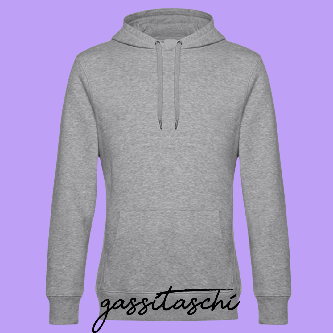 Hoodie Totenkopf mit Rosen Hellgrau Größe 4XL