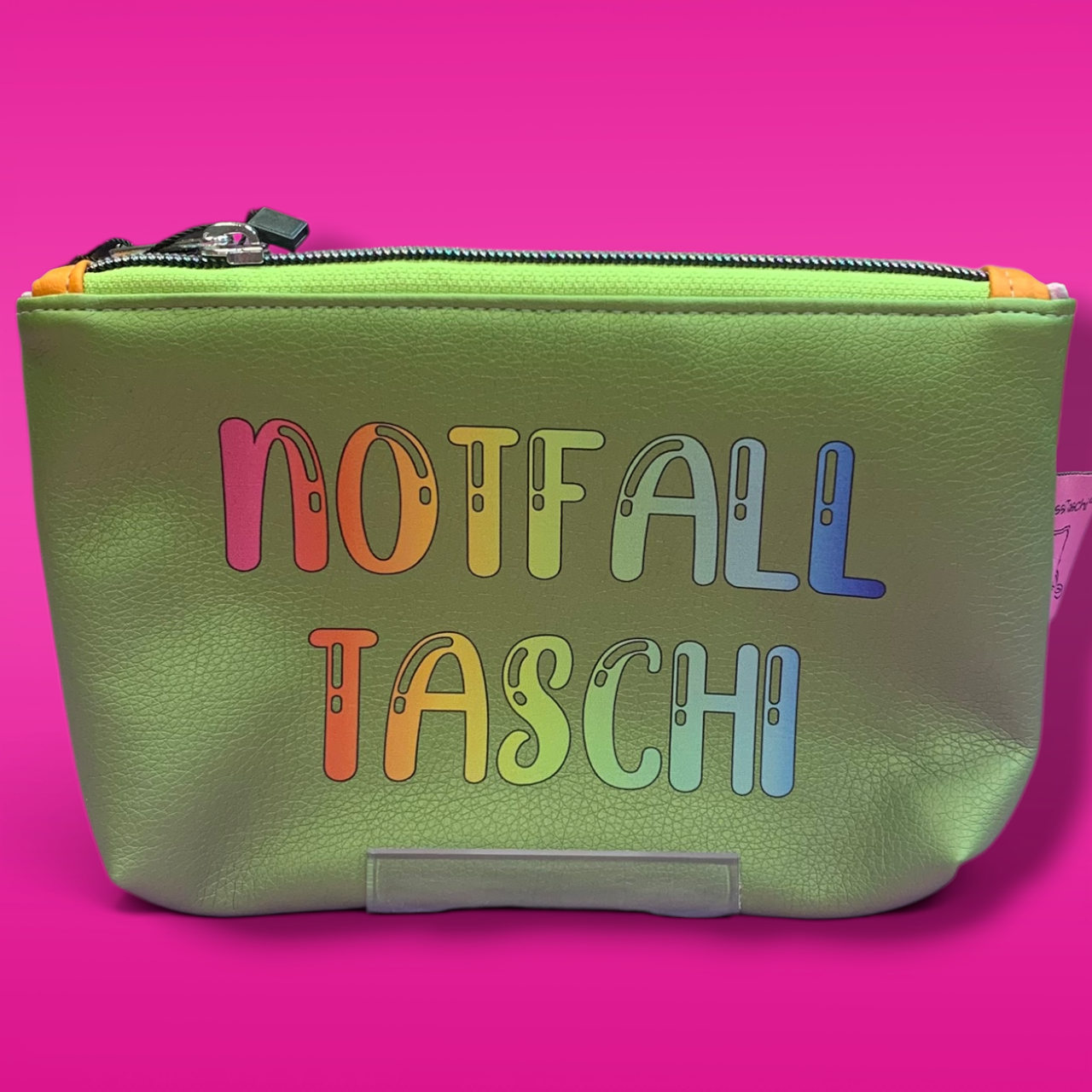 NotfallTaschi #075 Kiwi Metallic Regenbogen