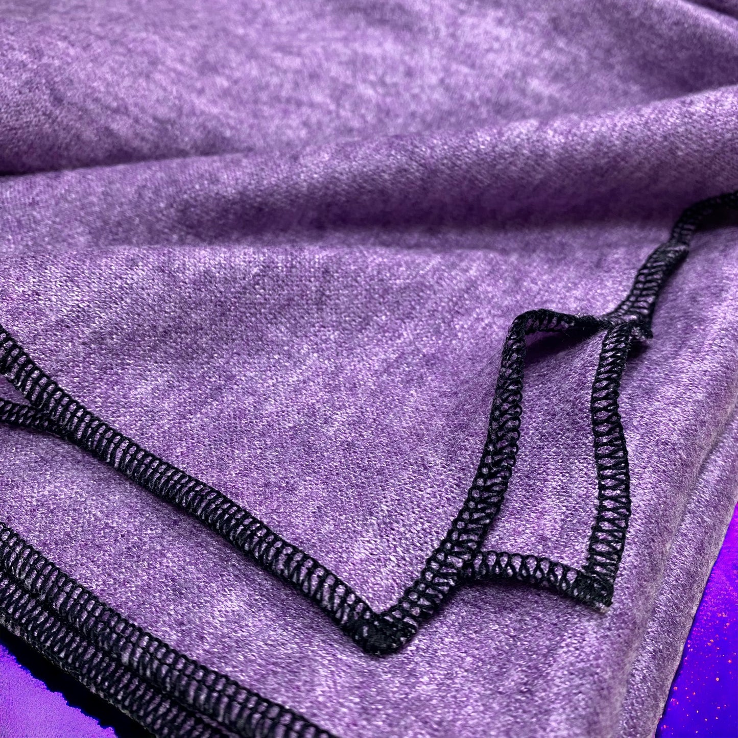 Poncho Lila / Schwarz