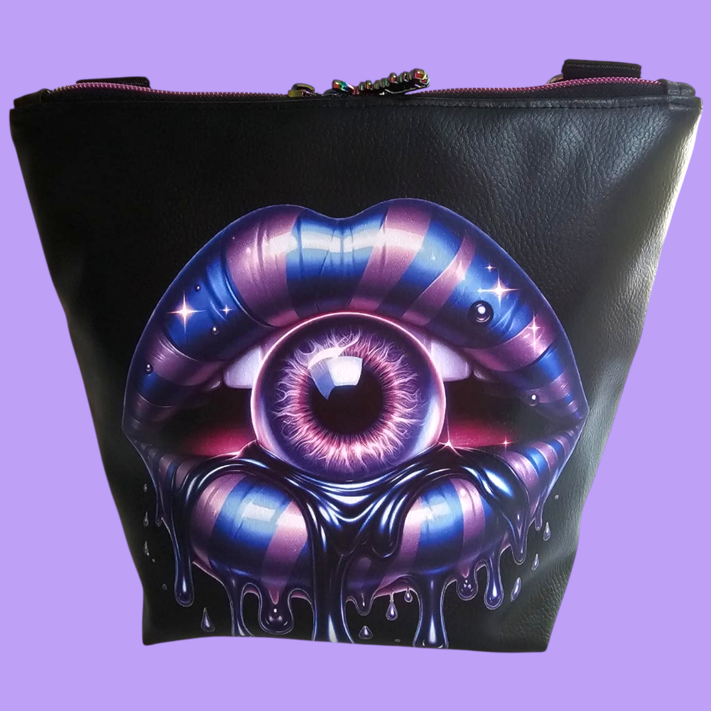 GassiTaschi® Shopper #001 Schwarz Lippe m. Auge
