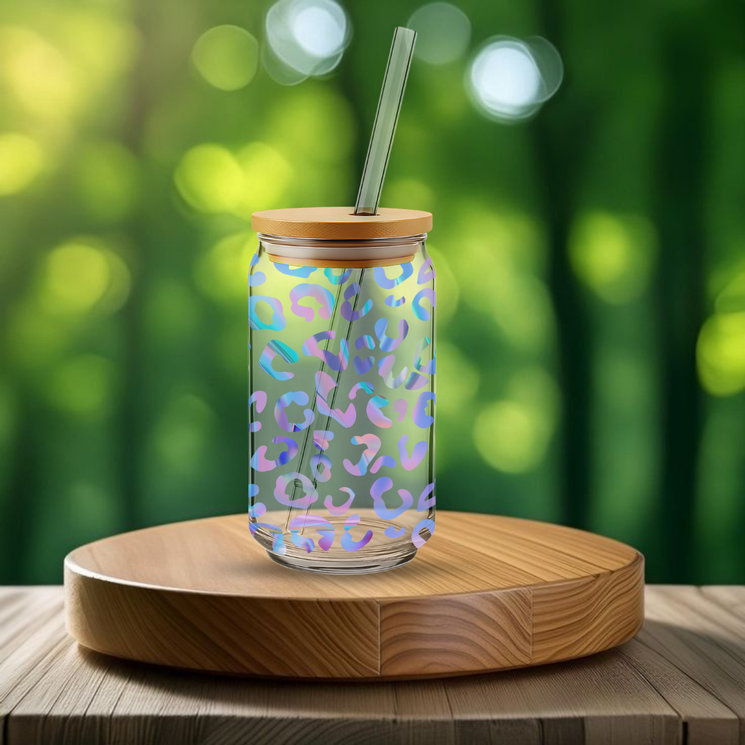 Trinkglas ca. 473ml Leo Regenbogen