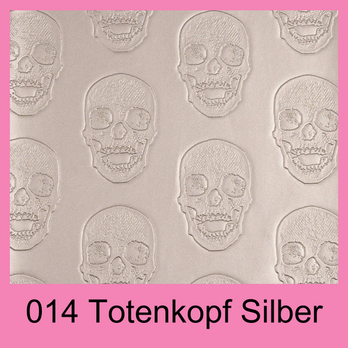 #014 Totenkopf Silber
