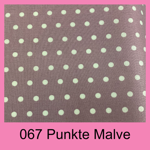 067 Punkte Weiß Malve