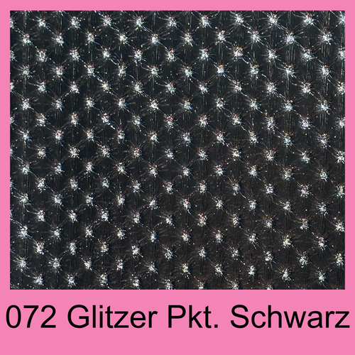 #072 Glitzer Pkt. Schwarz