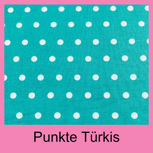 077 Punkte Türkis Weiss
