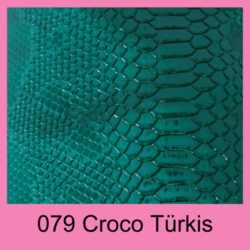 #079 Croco Türkis