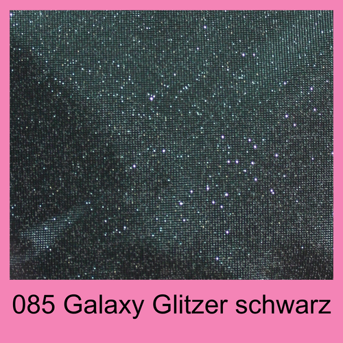 #085 Galaxy Glitzer schwarz