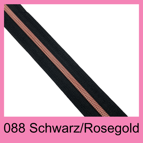 088 Schwarz Rosegold