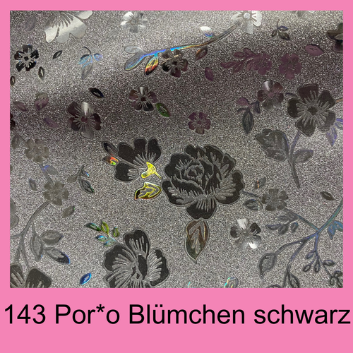 #143 Por*no Blümchen Hologram schwarz 