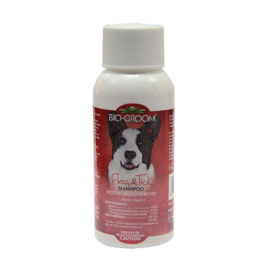Bio Groom 60ml Flea&Tick Floh & Zecken Shampoo Reisegröße