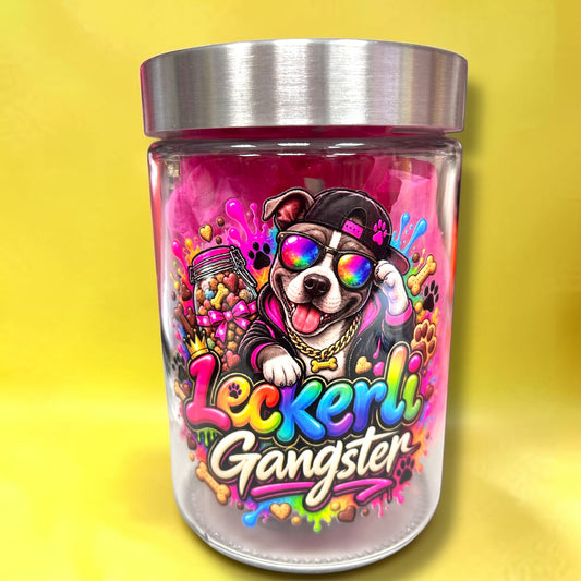Leckerli Glas Groß Leckerli Gangster "Listi"