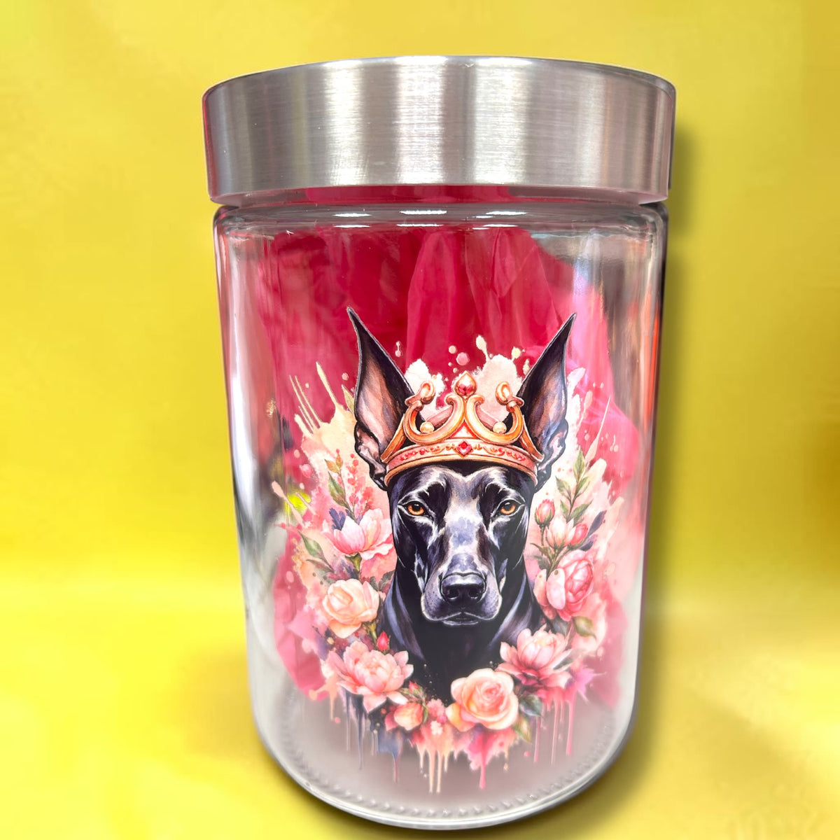 Leckerli Glas Groß King Doberman