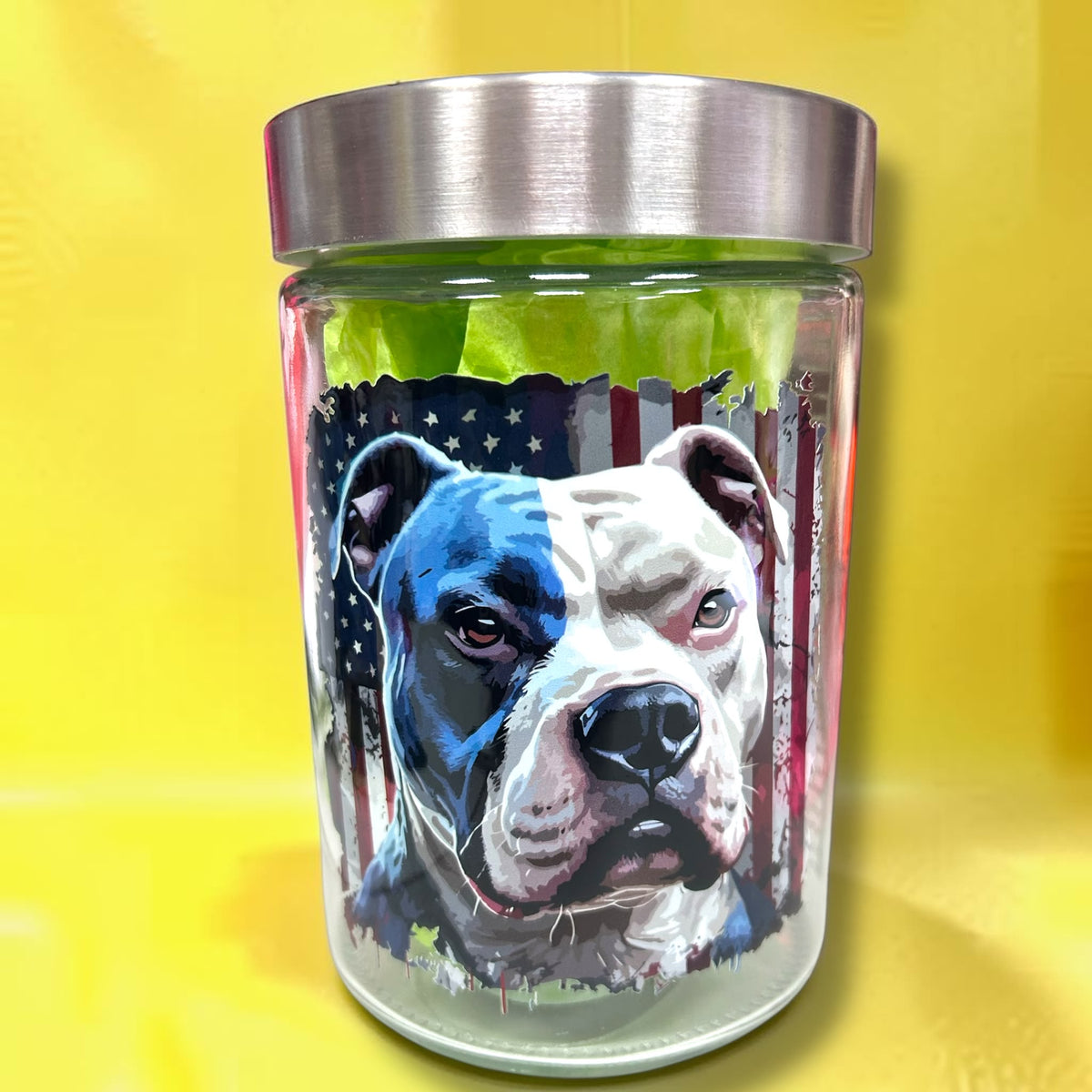 Leckerli Glas Groß American Bulldog