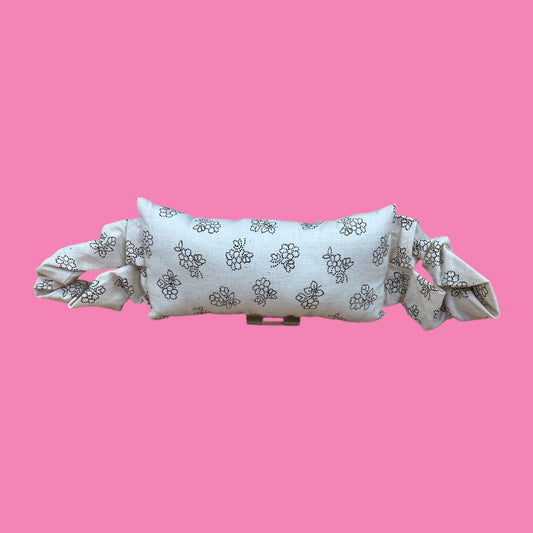Türstopper Blümchen braun creme