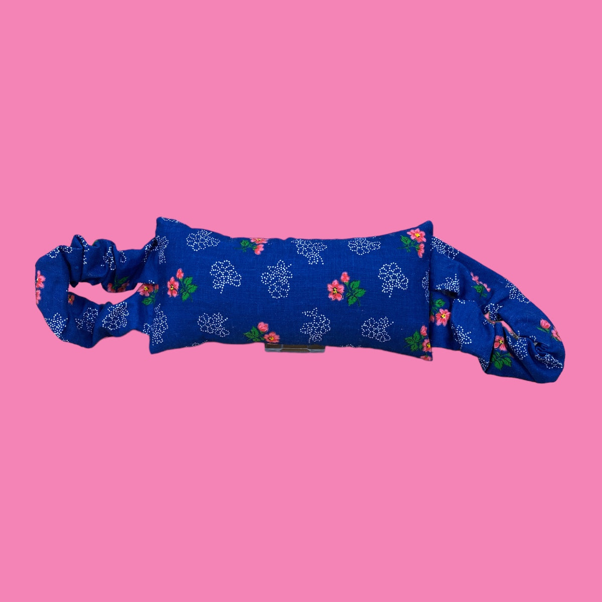 Türstopper Blumen auf royalblau