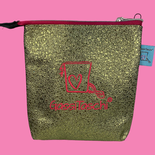 All-In GassiTaschi® #064 Geprägt Glitzer grün
