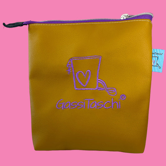 All-In GassiTaschi® mit D-Ringen #099 Senf