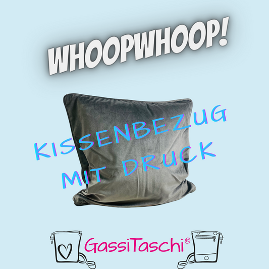 *Messe Kissenbezug mit Spruch