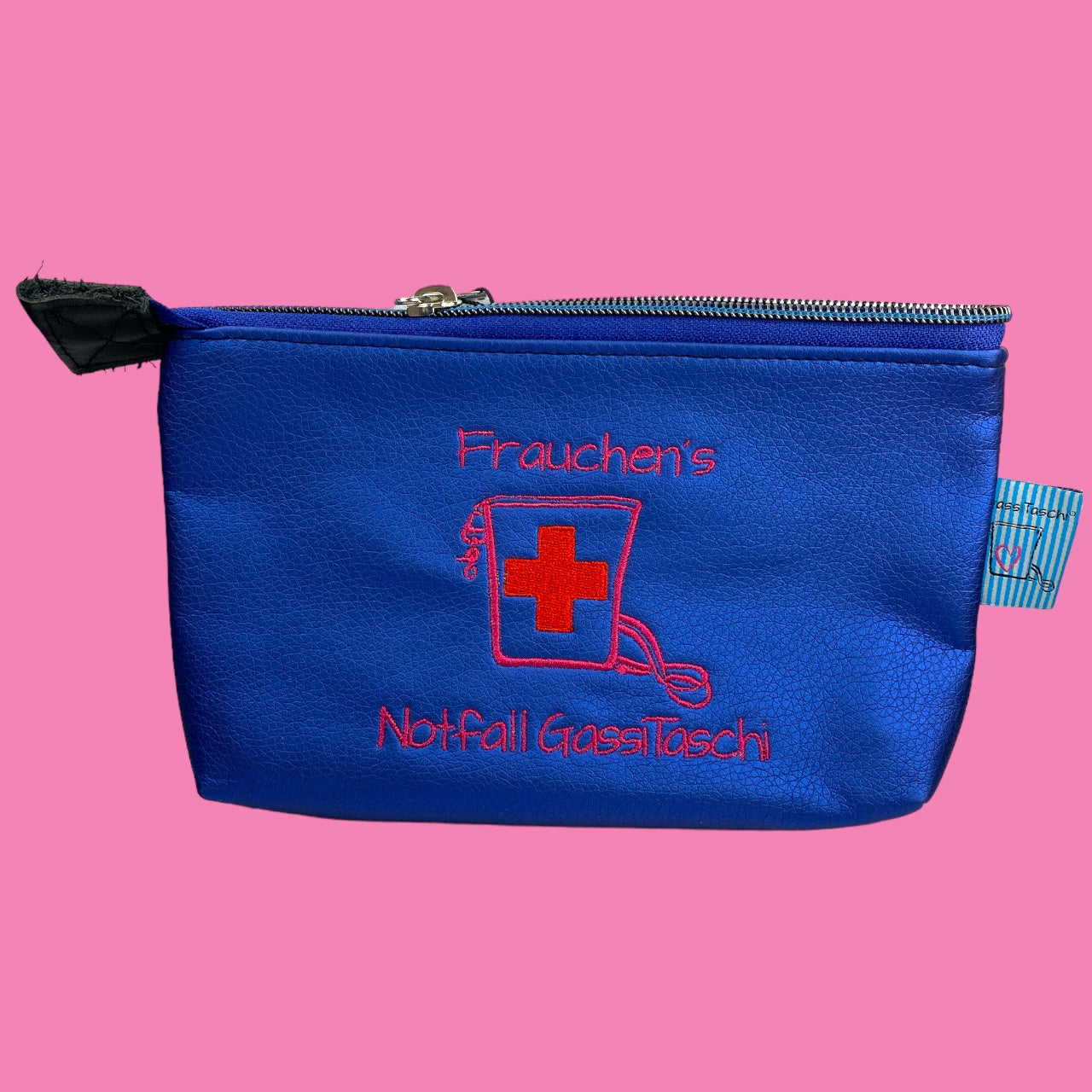 Frauchens NotfallTaschi #020 Blau metallic