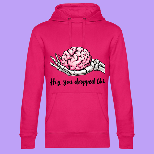 Hoodie Brain Pink Größe XL
