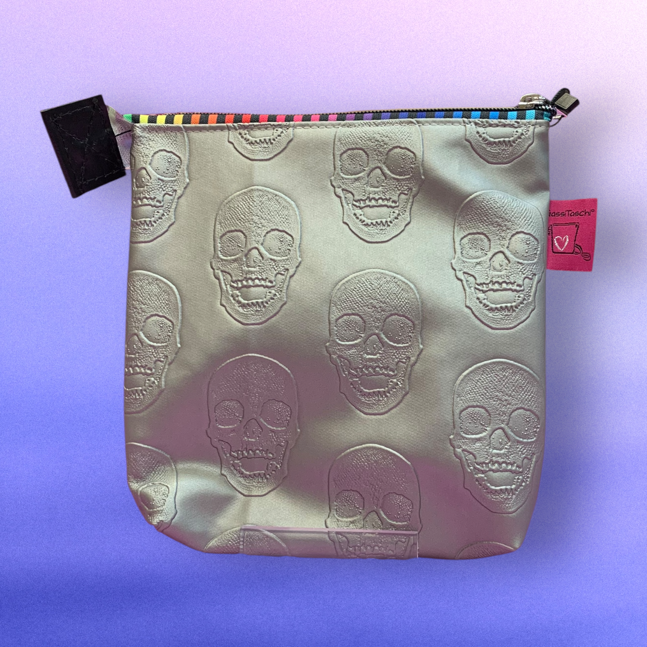All-In GassiTaschi®  #014 Totenkopf silber
