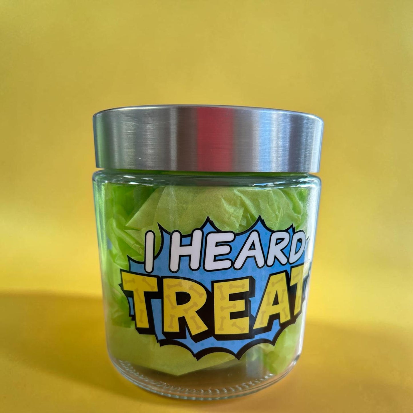 Leckerli Glas Klein I heard Treats