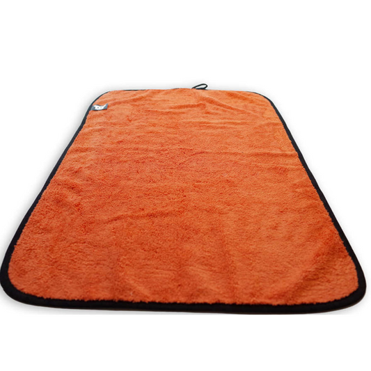 Hunde Handtuch klein 75x50 cm Orange