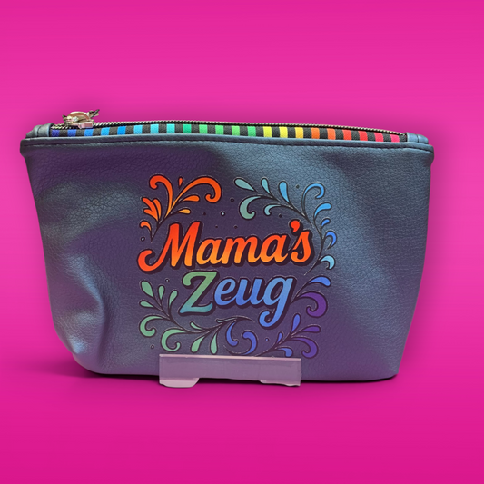 NotfallTaschi #019 Jeansblau Metallic Mamas Zeug