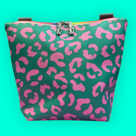 GassiTaschi® Shopper #165 Leo grün/pink