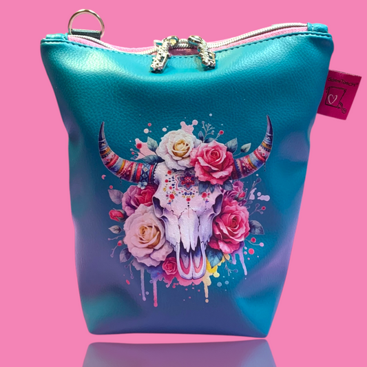 GassiTaschi® PLUS #041 Petrolgrün Boho Skull