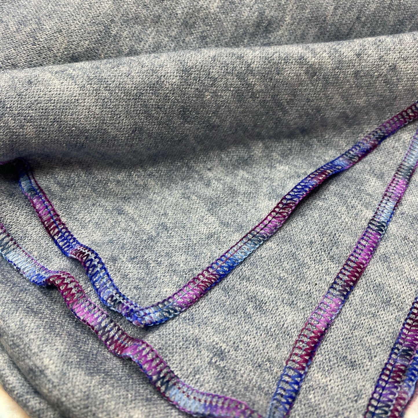 Poncho  Jeansblau / Violette Breeze