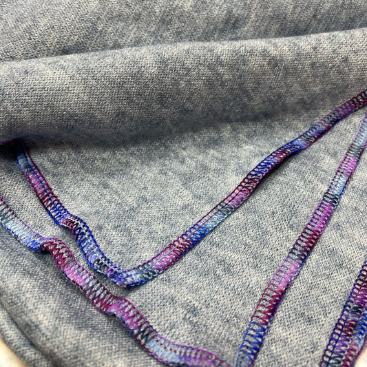 Poncho  Jeansblau / Violette Breeze
