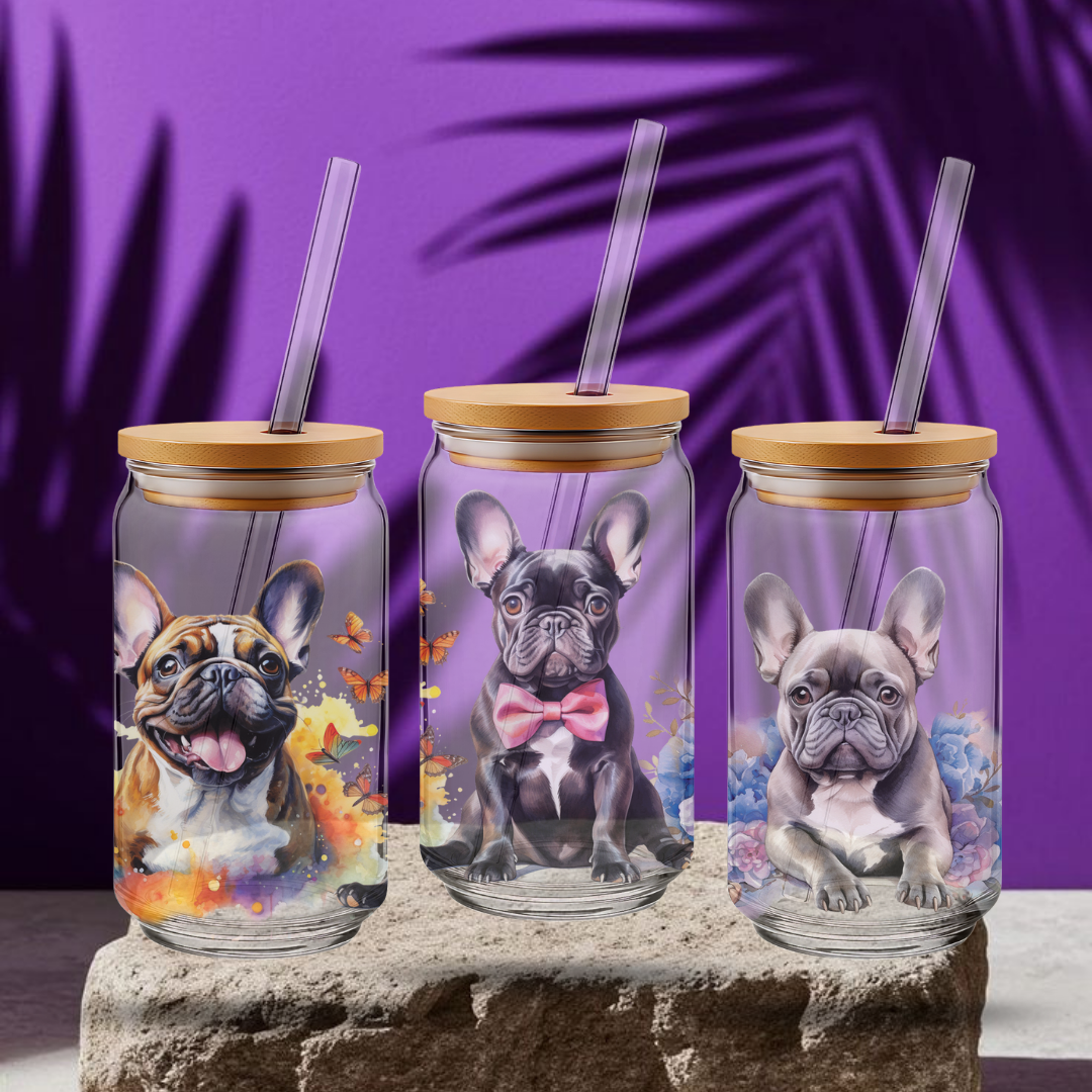 Trinkglas ca. 473ml Frenchie