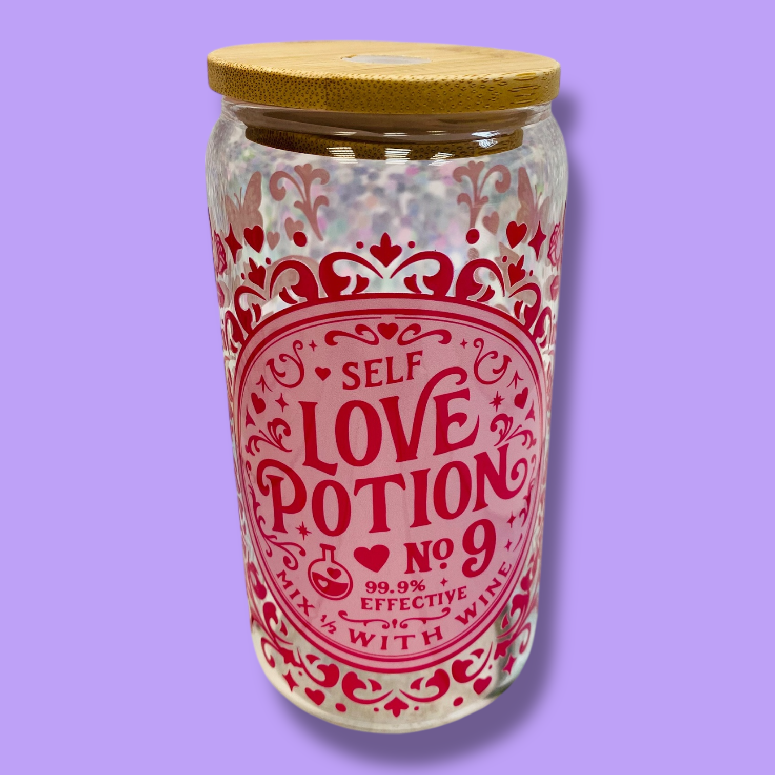 Trinkglas ca. 473ml Love Potion