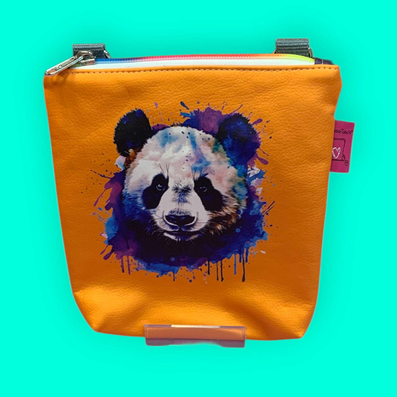 All-In GassiTaschi® mit D-Ringen #029 Orange metallic