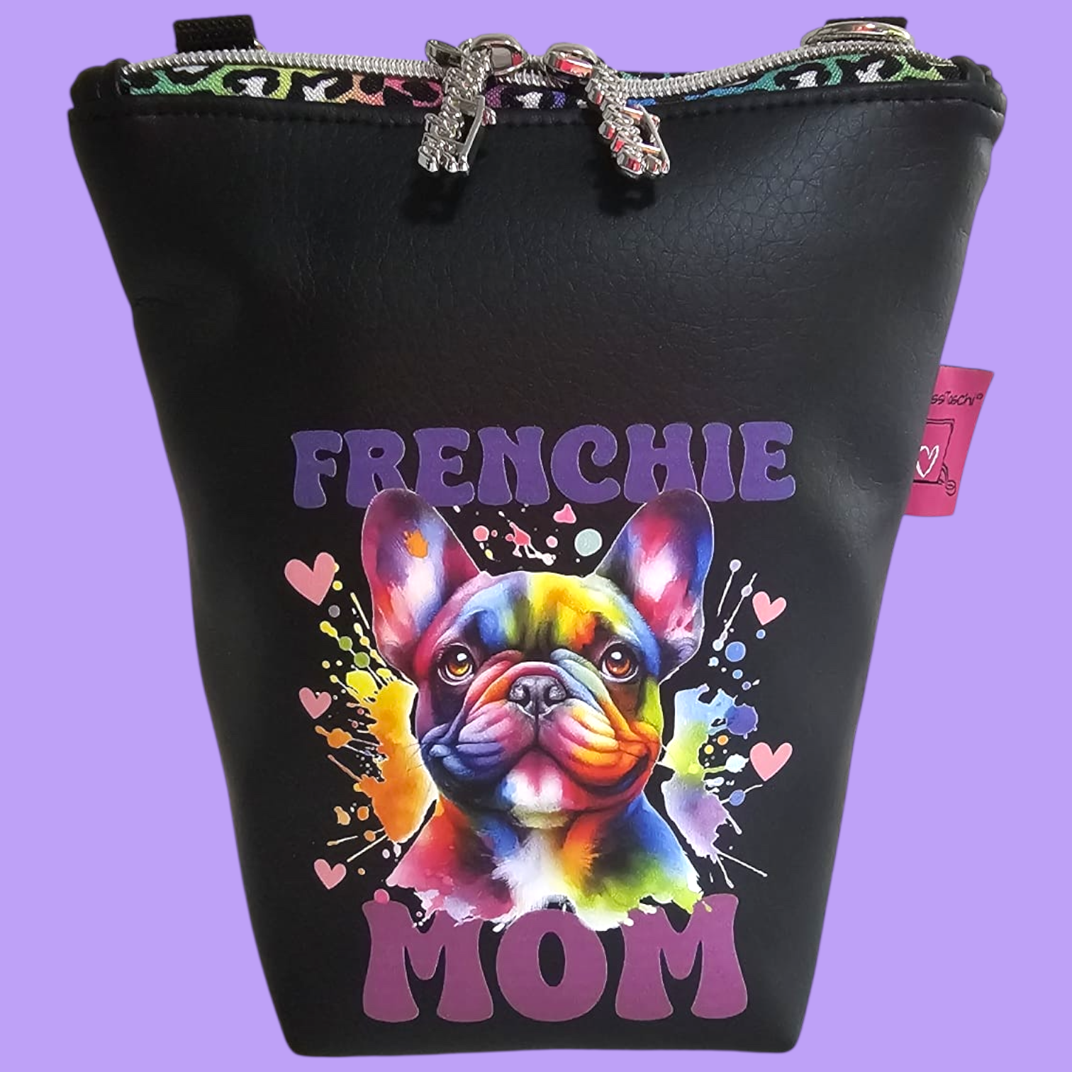GassiTaschi® #113 Schwarz Silky Frenchie Mom