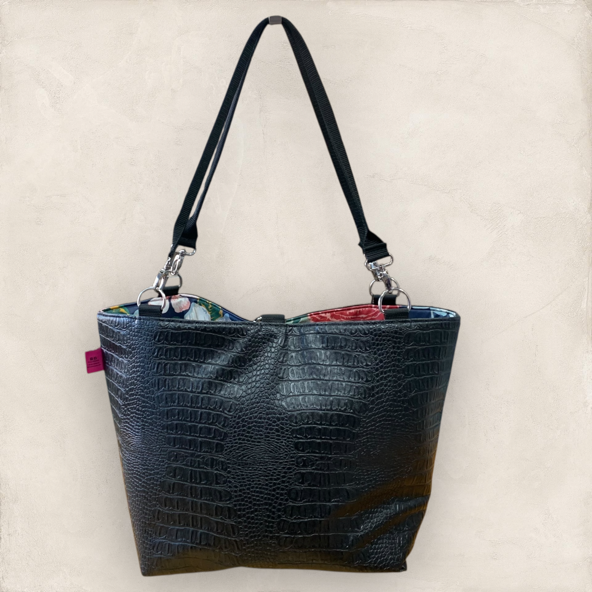 GassiTaschi® Weekender Croco schwarz