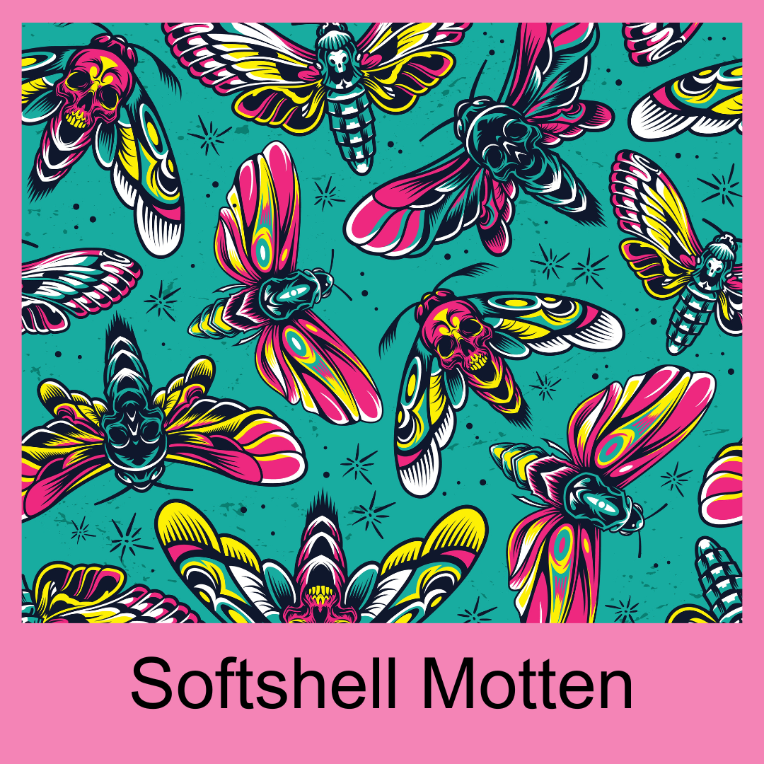 Hundedecke Softshell  Motten/Gelb ca. 100x70 cm