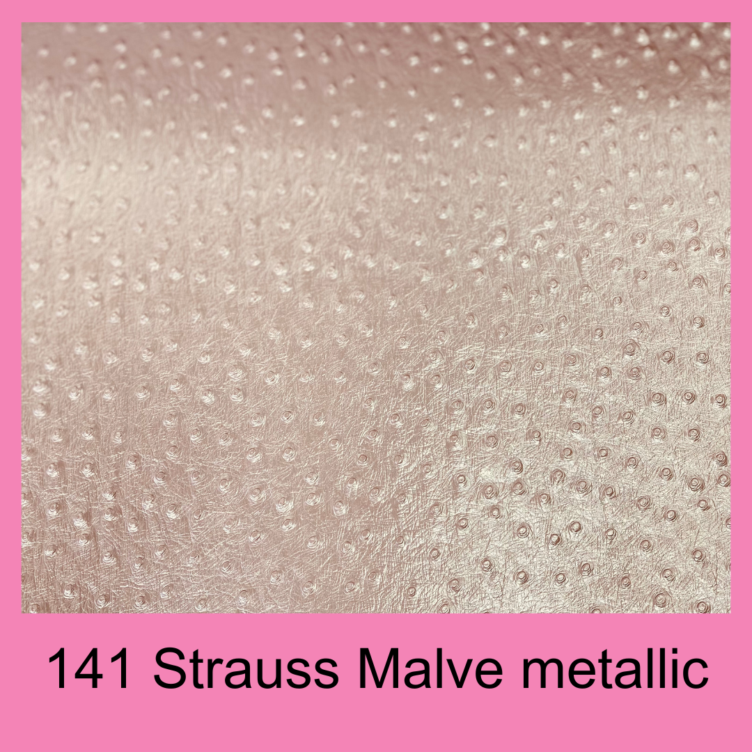 MIDI Futterbeutel #141 Strauß Malve Metallic 