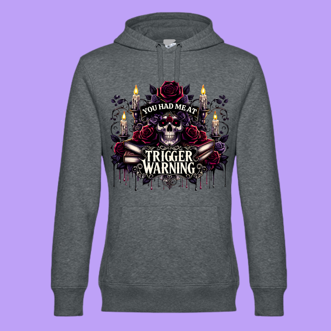 Hoodie Trigger Dunkelgrau meliert Größe XL