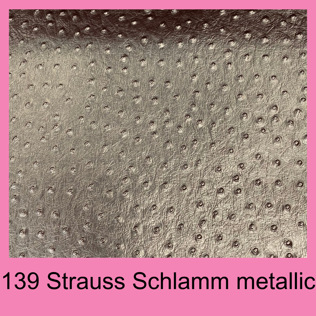 MIDI Futterbeutel #139 Strauß Schlamm Metallic 