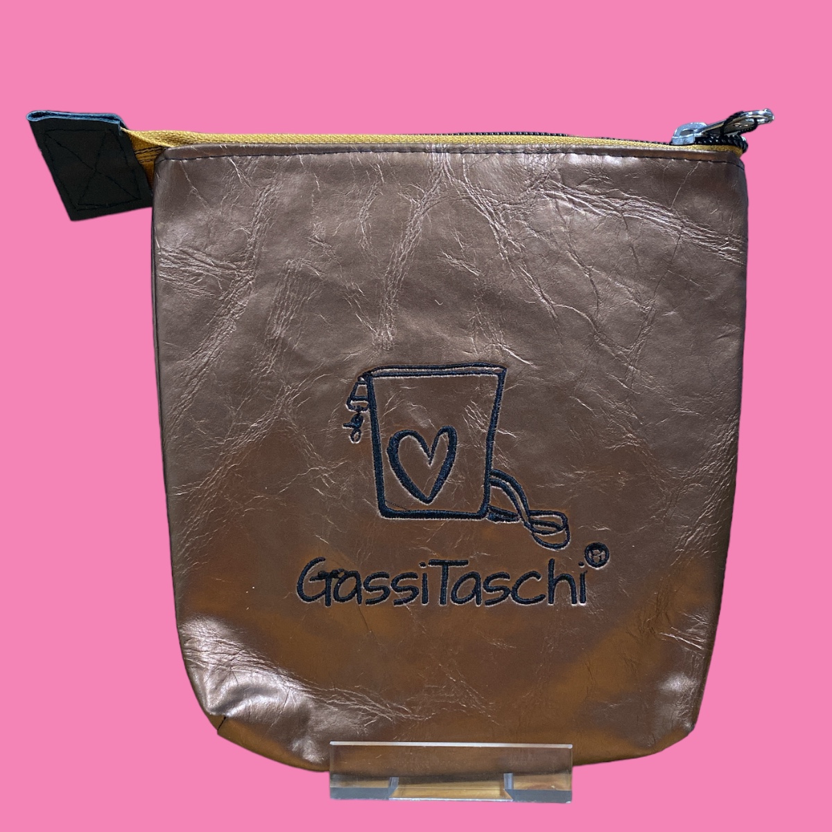 All-In GassiTaschi® mit D-Ringen #059 Antik Bronze