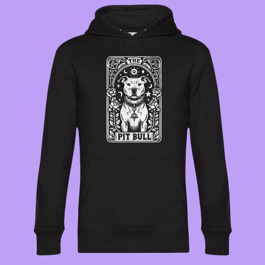 Hoodie Pitbull Tarot Schwarz Größe L