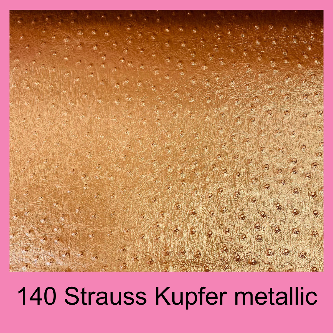 MIDI Futterbeutel #140 Strauß Kupfer Metallic