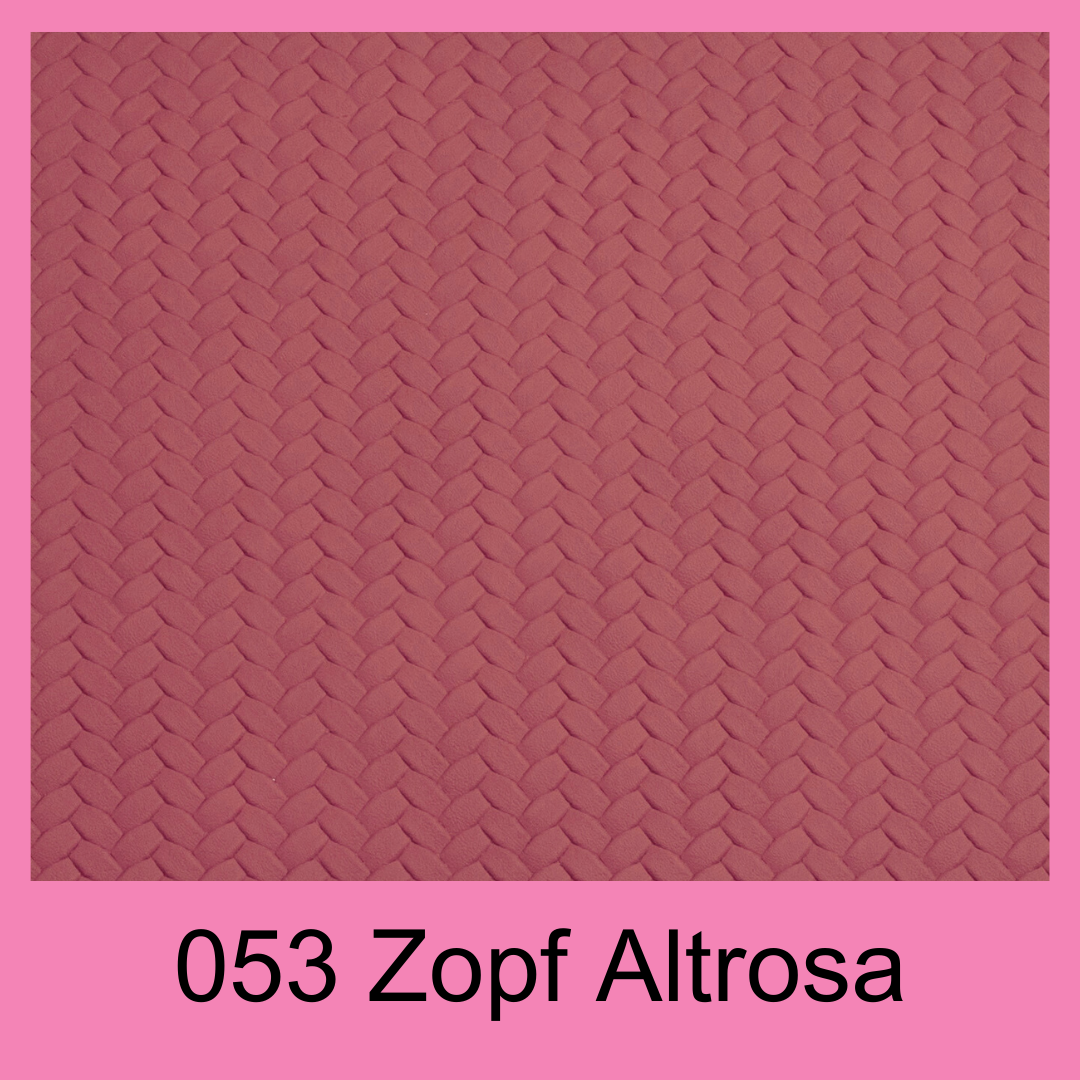 MIDI Futterbeutel #053 Zopf Altrosa