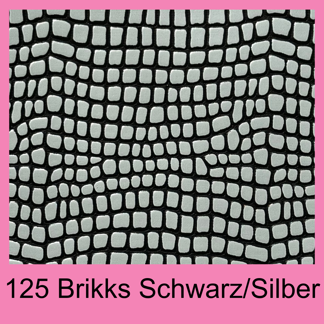 BauchTaschi #125 Brikks Schwarz Silber